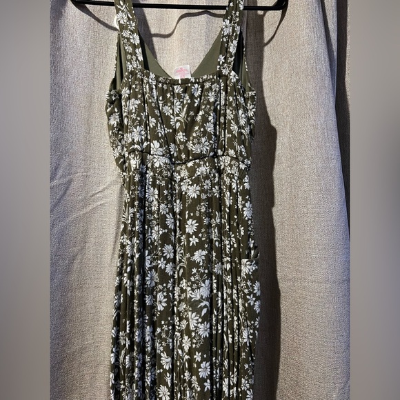 Green flowery jumpsuit - Picture 5 of 5